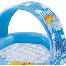 Piscinette Winnie avec pare soleil - Intex