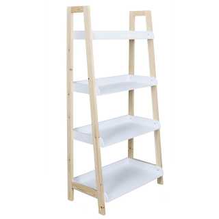 Etagère 4 Niveaux Bois 117cm Blanc - Home Deco Kids