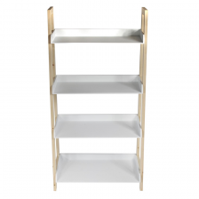 Etagère 4 Niveaux Bois 117cm Blanc - Home Deco Kids