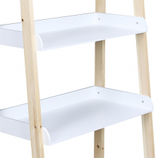 Etagère 4 Niveaux Bois 117cm Blanc - Home Deco Kids