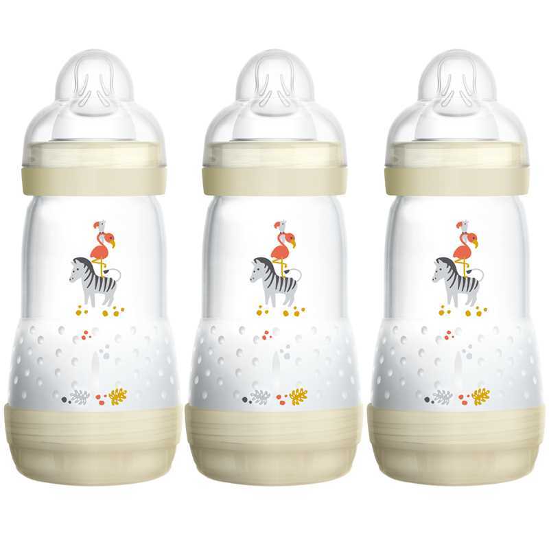 Mam Lot de 3 Biberons 260ml Vert Mam Lot de 3 Biberons 260ml Vert