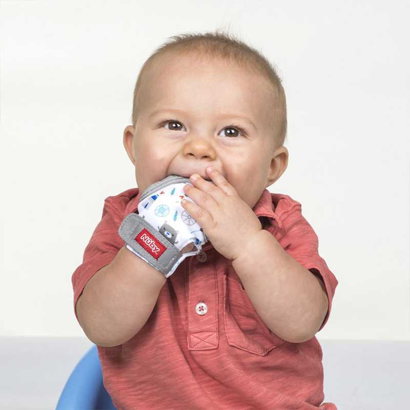 Gant de dentition bébé Ours Gris Nuby Gant de dentition bébé Ours Gris Nuby
