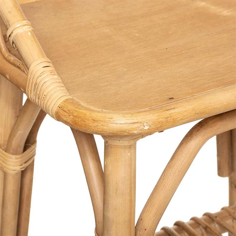 Table de chevet enfant en rotin