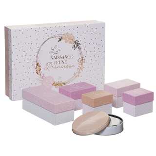 Coffret cadeaux empreintes XL Rose - Atmosphera For Kids