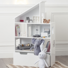 Maison avec coffre de rangement sur roulettes - Atmosphera For Kids