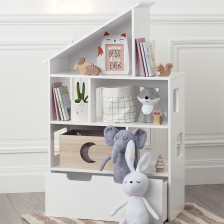 Maison avec coffre de rangement sur roulettes - Atmosphera For Kids