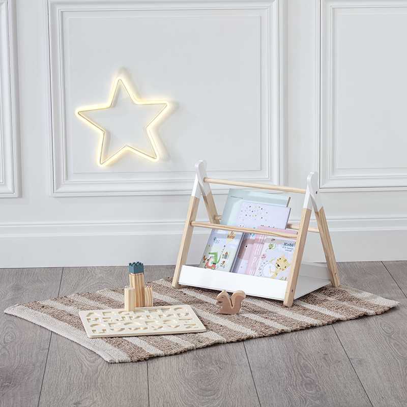 Bibliothèque enfant simple en bois Atmosphera Bibliothèque enfant simple en bois Atmosphera
