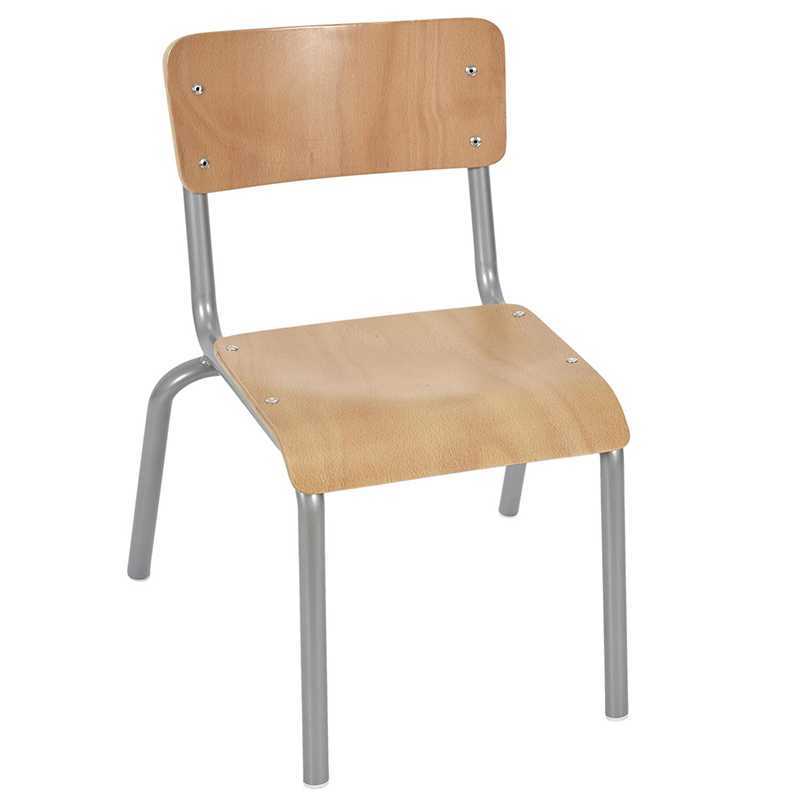 Chaise écolière enfant Gris Home Deco Kids Chaise écolière enfant Gris Home Deco Kids