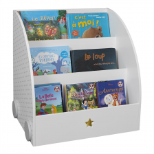 Bibliothèque enfant Maeva Blanche - Home Deco Kids