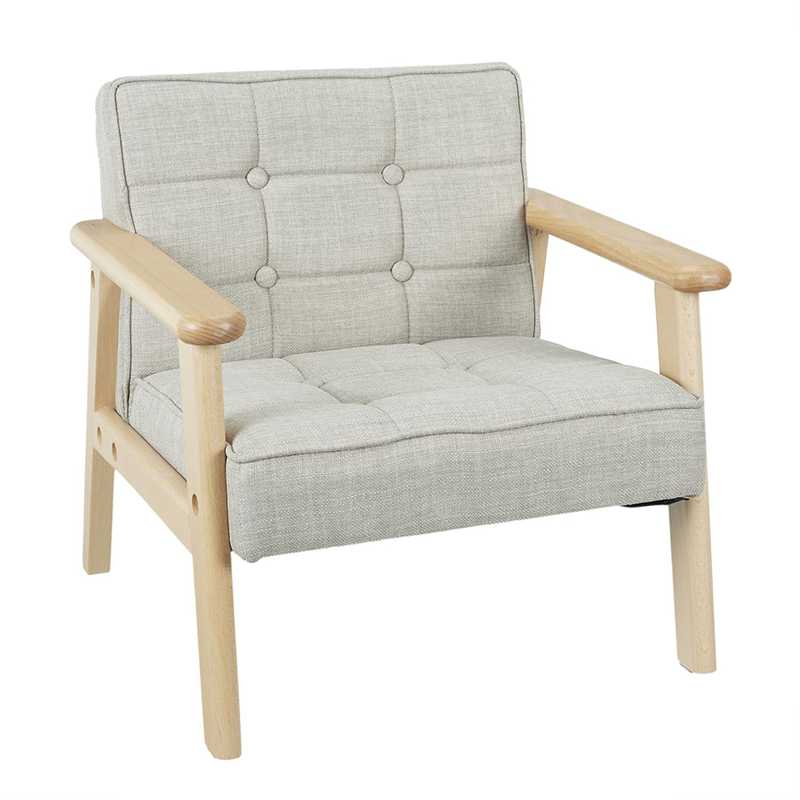 Fauteuil enfant Timeo Gris Home Deco Kids Fauteuil enfant Timeo Gris Home Deco Kids