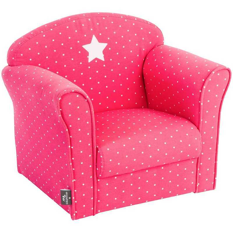 Fauteuil enfant Rose Fushia - Atmosphera For Kids