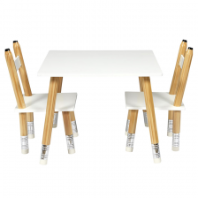 Table enfant avec 2 chaises crayon - Home Deco Kids