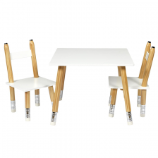 Table enfant avec 2 chaises crayon - Home Deco Kids