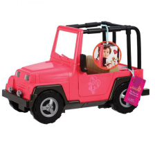 Voiture pour poupees 4 x 4 Rose - Our Generation Voiture pour poupees 4 x 4 Rose - Our Generation