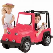 Voiture pour poupees 4 x 4 Rose - Our Generation Voiture pour poupees 4 x 4 Rose - Our Generation