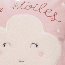 Coussin bouclette fille Rose - Atmosphera For Kids