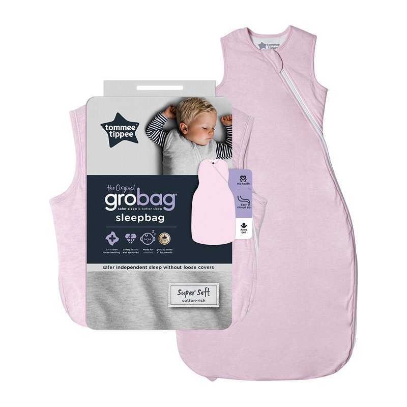 Sac de couchage Grobag 18-36m 1 TOG Rose Tommee Tippee Sac de couchage Grobag 18-36m 1 TOG Rose Tommee Tippee