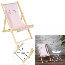 Lot de 2 chaises Pliantes Enfant Rose - Home Deco Kids