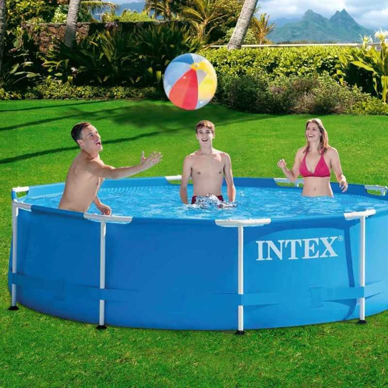 Piscine tubulaire Intex ronde Metal frame 3,05 x h0,76m