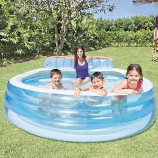 Piscine Gonflable Aqua Lounge 224 x 216 x 76 - Intex