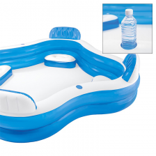 Piscine gonflable 4 sièges 229x229x66 - Intex Piscine gonflable 4 sièges 229x229x66 - Intex