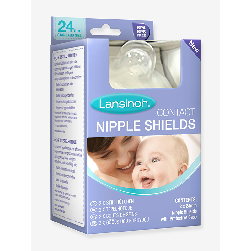 Lots de 2 Bouts de Sein avec Étui de Protecton Allaitement Lansinoh Lots de 2 Bouts de Sein avec Étui de Protecton Allaitement Lansinoh