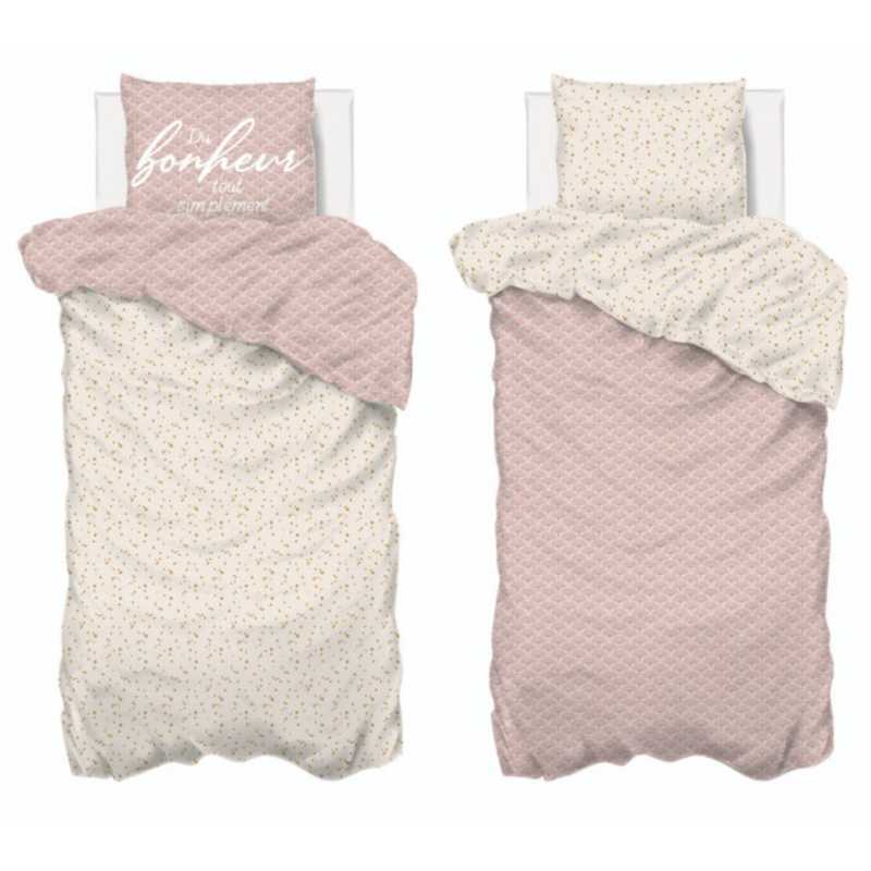 Parure de lit enfant Lily 140x200 Rose Atmosphera Parure de lit enfant Lily 140x200 Rose Atmosphera