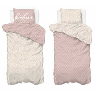 Parure de lit enfant Lily 140x200 Rose Atmosphera