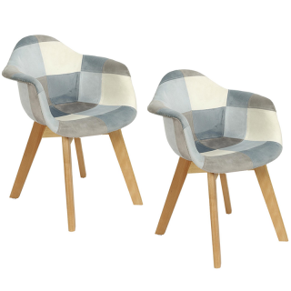 Lot De 2 Fauteuils Enfant Leonie Bleu - Home Deco Kids