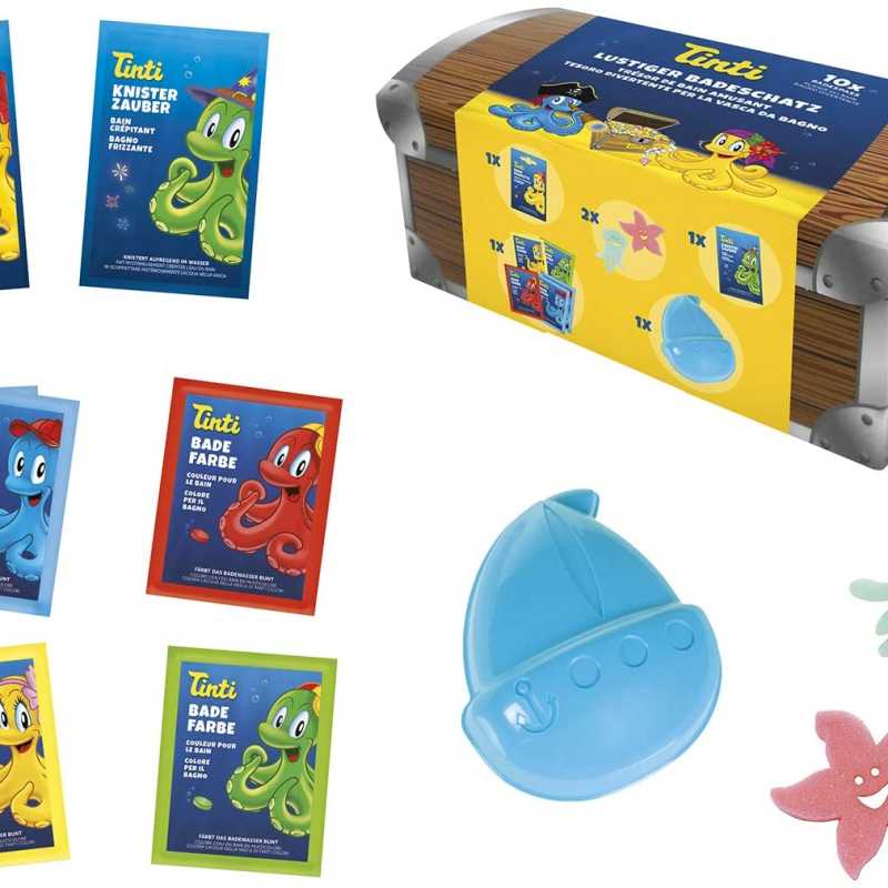 Trésor de bain amusant Tinti Trésor de bain amusant Tinti