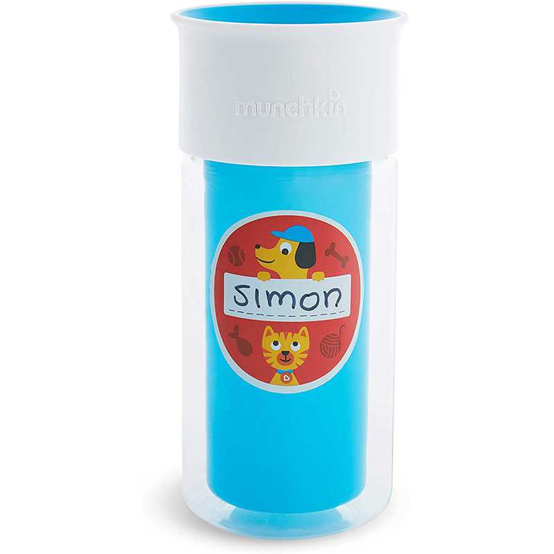 Tasse d’Apprentissage Personnalisable Bleu Munchkin Tasse d’Apprentissage Personnalisable Bleu Munchkin