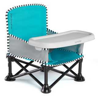 Siege de sol réhausseur Pop N Sit Bleu - Summer Infant