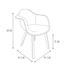 Fauteuil enfant fourrure Blanc - Home Deco Kids