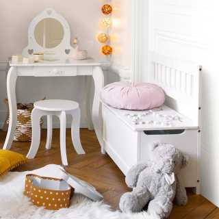 Banc coffre à jouets avec coiffeuse - Atmosphera For Kids