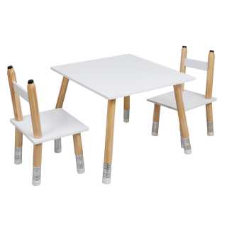 Chambre Enfant Garçon Bibliothèque Table Chaises - Home Deco Kids