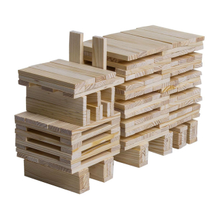 KAPLA Jeu de Construction avec 200 planchettes en Bois, Jouet en