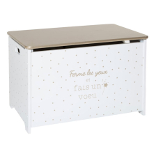 Coffre à jouets enfant Doré - Atmosphera For Kids Coffre à jouets enfant Doré - Atmosphera For Kids