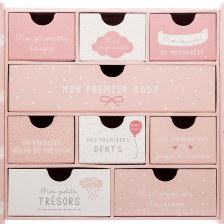 Coffret souvenir de naissance Nuage Rose - Atmosphera for kids