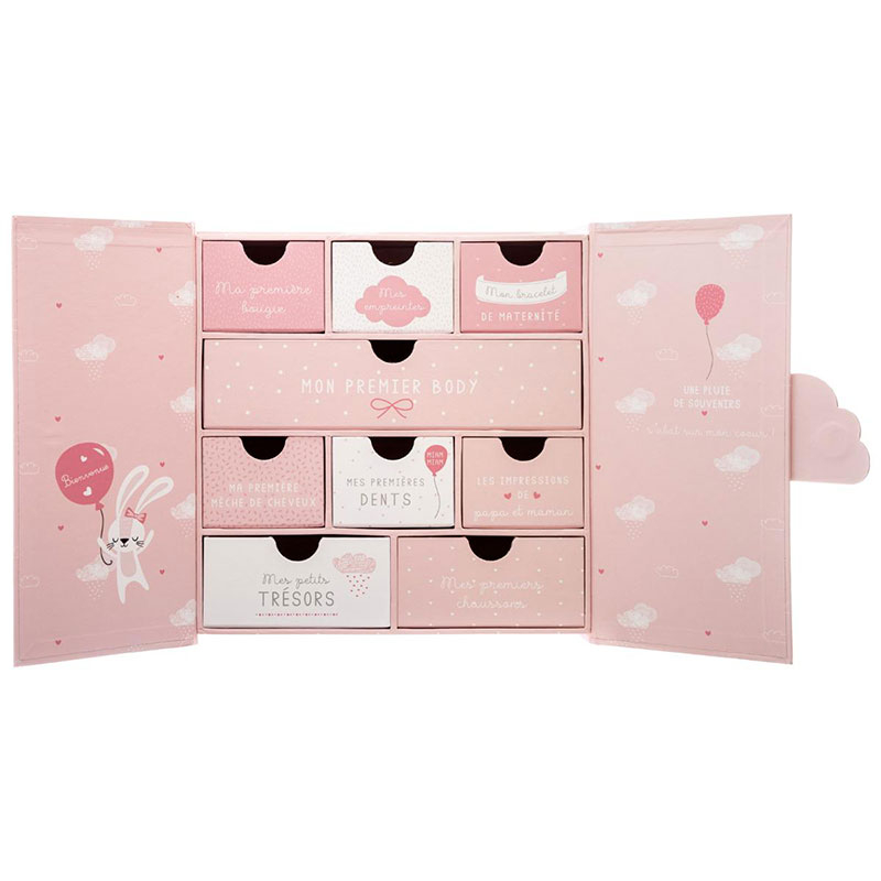 Coffret souvenir de naissance Nuage Rose - Atmosphera for kids