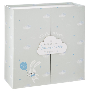 Coffret souvenir de naissance Nuage Gris - Atmosphera for kids