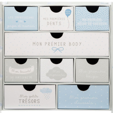 Coffret souvenir de naissance Nuage Gris - Atmosphera for kids