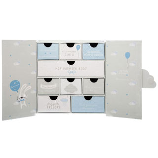 Coffret souvenir de naissance Nuage Gris - Atmosphera for kids