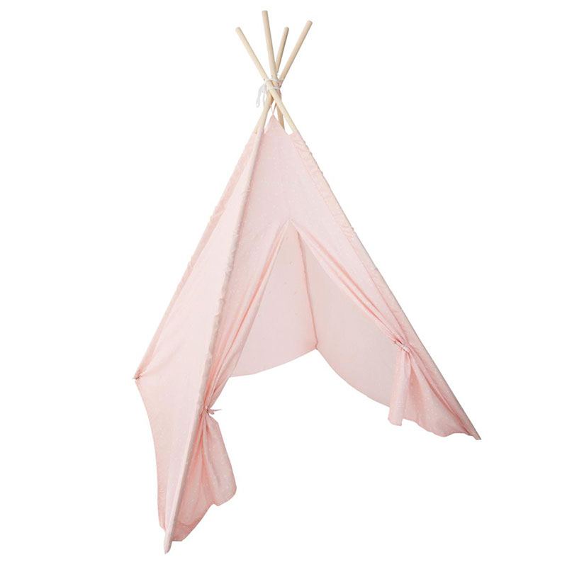 Tipi enfant rose 120x160x120cm - Centrakor