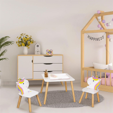 Table et 2 chaises Licorne Lily - Home Deco Kids