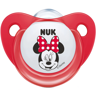 Lot de 2 sucettes orthodontiques Minnie Mouse 0-6 mois