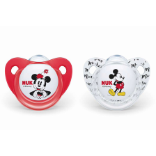 Lot de 2 sucettes Minnie Mouse 6-18 mois - Nuk Lot de 2 sucettes Minnie Mouse 6-18 mois - Nuk