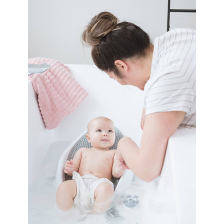 Transat de bain bébé gris 0-6 mois - Angelcare