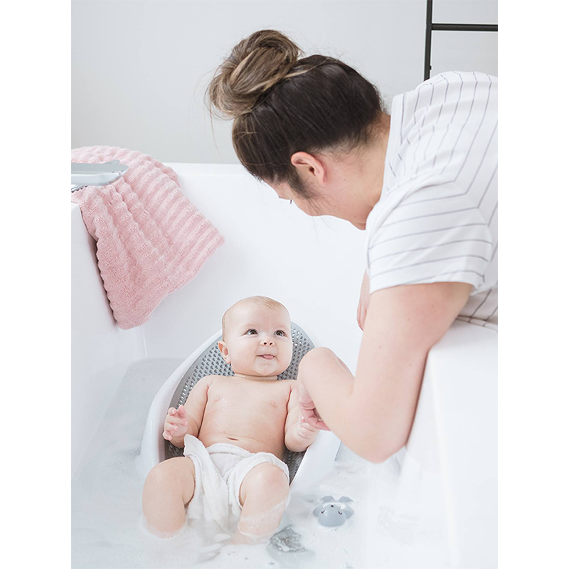 Transat de bain bébé gris 0-6 mois Angelcare