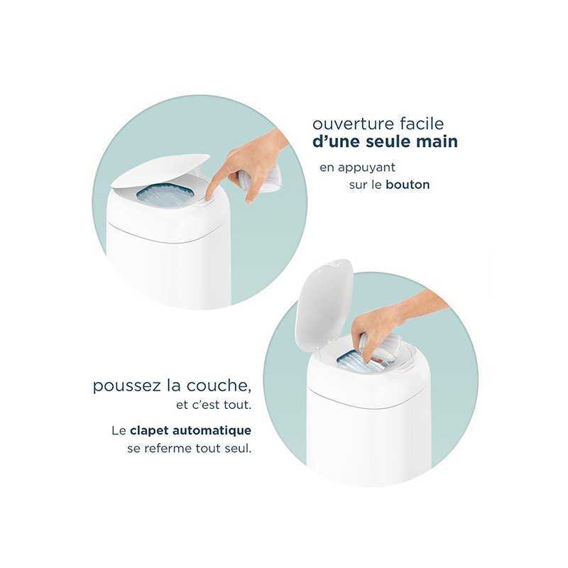 Angelcare Pack de 3 Recharges pour Poubelle à Couches