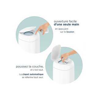 Pack de 3 Recharges Bleu pour Poubelle à Couches - Angelcare